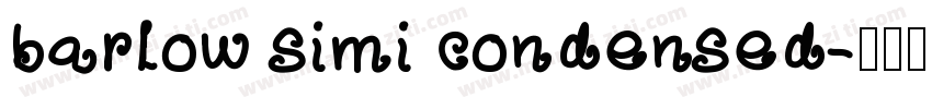 barlow simi condensed字体转换